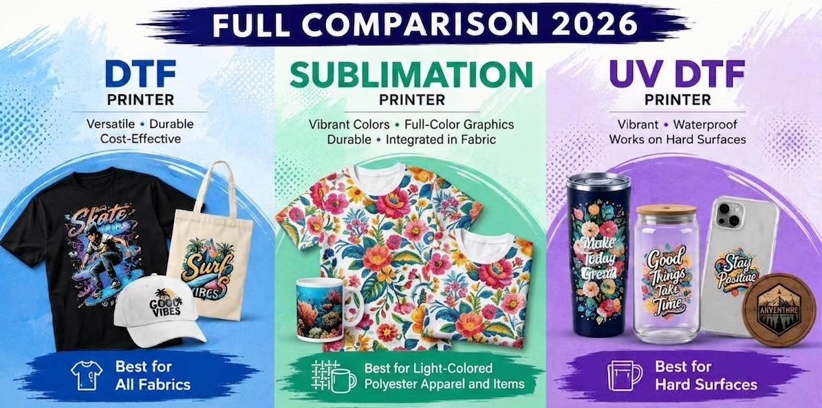 DTF, UV DTF & Sublimation: Find Top Suppliers This September