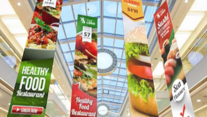 Giant Rectangle Hanging Banner